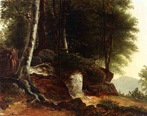 A Study from Nature, 1845, Asher Brown Durand