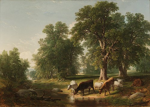 A Summer Afternoon, 1849, Asher Brown Durand