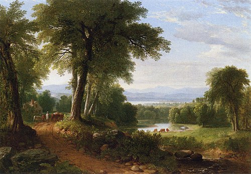 After a Summer Shower, 1850, Asher Brown Durand
