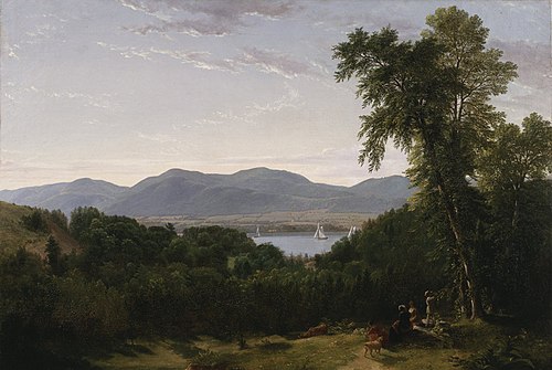 Beacon Hills on the Hudson River, Opposite Newburgh, 1852, Asher Brown Durand