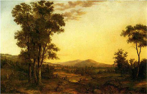 Hudson River Landscape, 1850, Asher Brown Durand