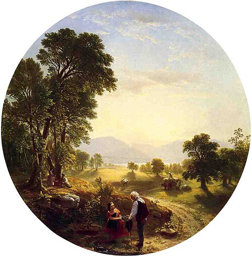 Hudson River Scene, 1846, Asher Brown Durand