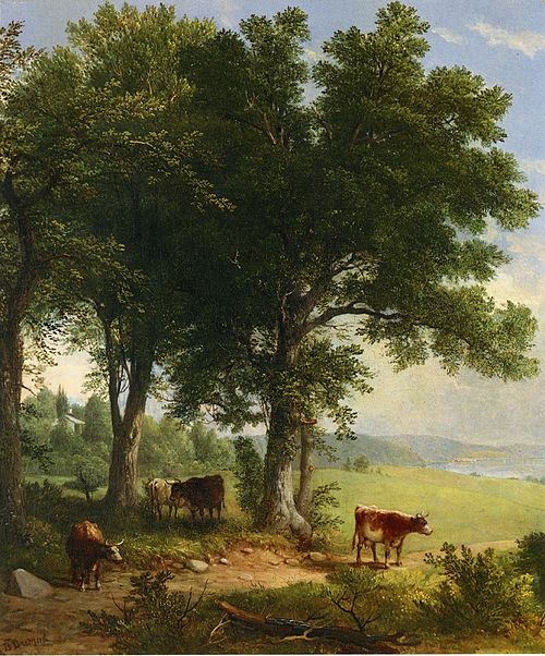 In the Shade of the Old Oak Tree, 1850, Asher Brown Durand