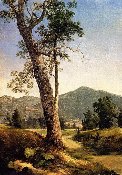 Landscape Beyond the Tree, 1859, Asher Brown Durand