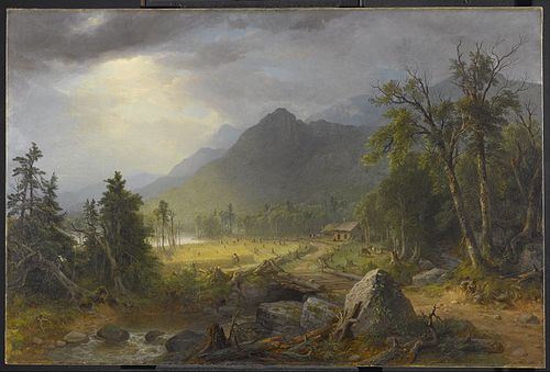 The First Harvest in the Wilderness, 1855, Asher Brown Durand