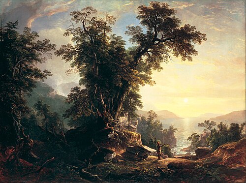 The Indian's Vespers, 1847, Asher Brown Durand