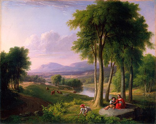 View near Rutland, Vermont, 1837, Asher Brown Durand