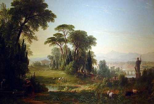 Classical Composition, 1850, Asher Brown Durand