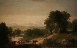 Landscape with Cattle, 1861, Asher Brown Durand