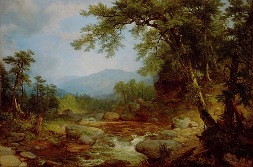 Monument Mountain, Berkshires, 1850, Asher Brown Durand