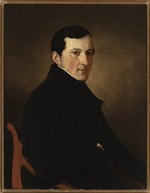 Portrait of January Januszkiewicz (1816–1894), 1851, Adam Szemesz
