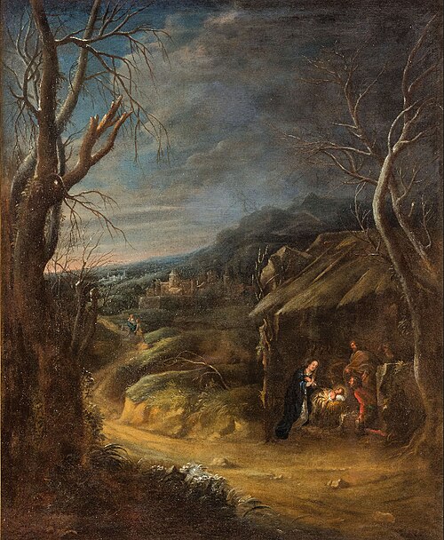 Nativity with the Flight into Egypt, 1650, Daniel van Heil