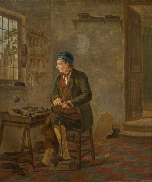 The Shoemaker, 1815, Hendrik van Oort