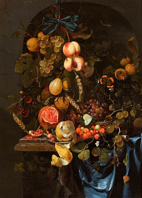 Still Life with Fruit, 1697, Jan Mortel