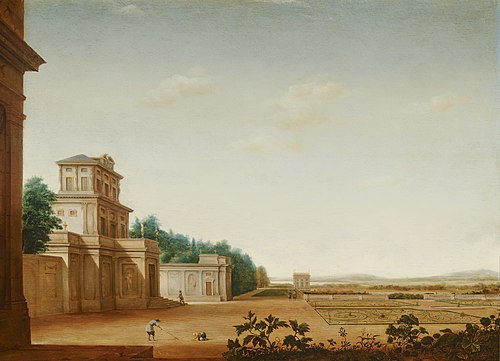 Country House and Park, 1695, Jan van Nickelen