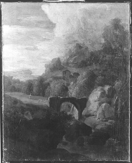 Felsenlandschaft, 1688, Jan van Nickelen