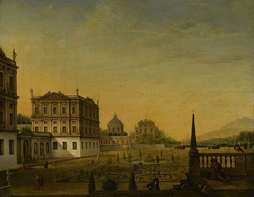 Architecture with figures, 1696, Jan van Nickelen