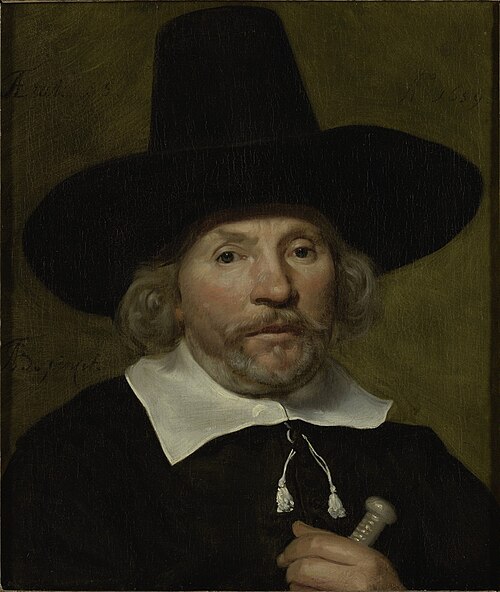 portrait of a man, 1659, Adriaen Backer