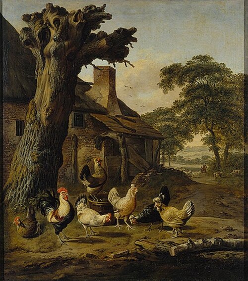 Poultry Yard, 1643, Dirck Wijntrack