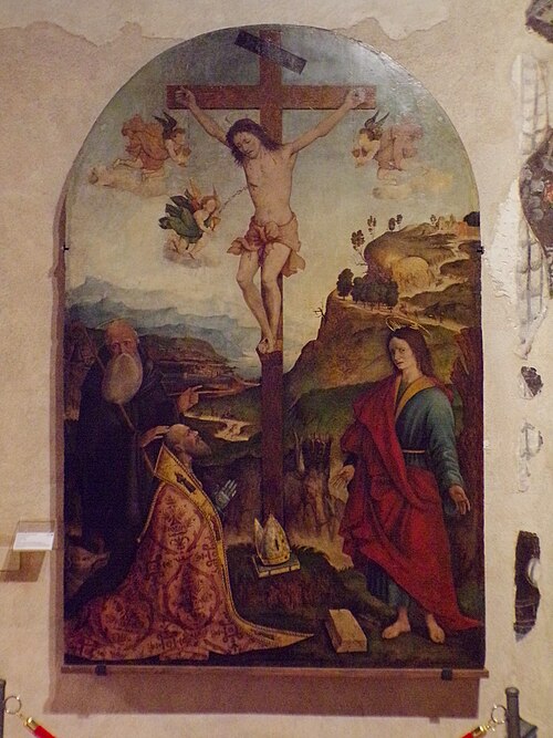 Crucifixion, 1600, Raffaello De Rossi