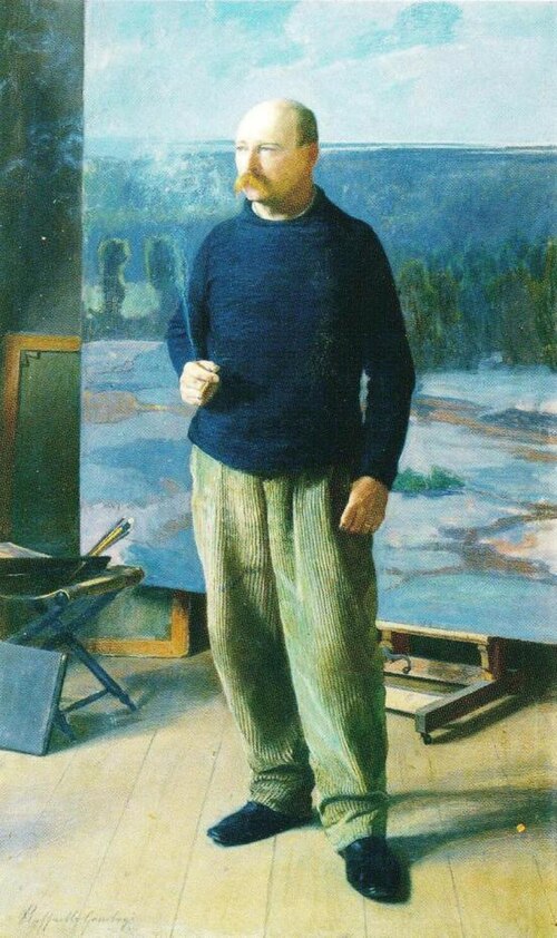 Portrait of Victor Westerholm, 1901, Raffaello Gambogi