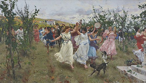 Bacchanal, 1896, Raffaello Sorbi