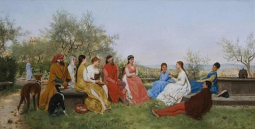Decamerone, 1876, Raffaello Sorbi