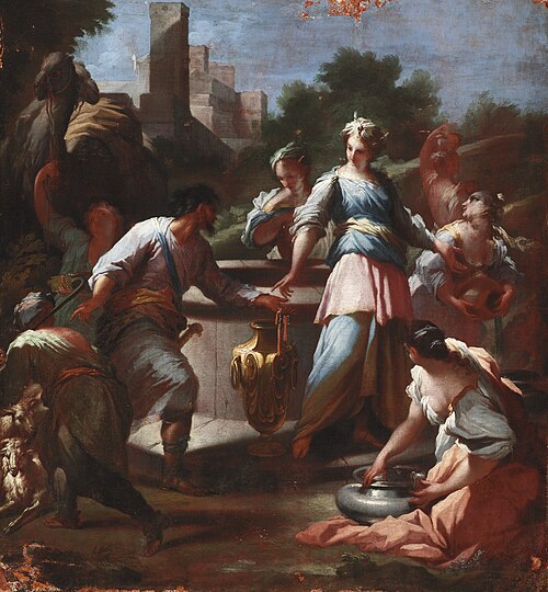 Rebecca at the Well, 1715, Ranieri del Pace