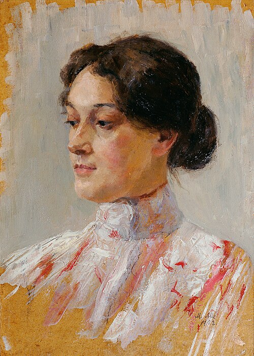 Mädchenbildnis, 1902, Mathilde Sitta-Allé