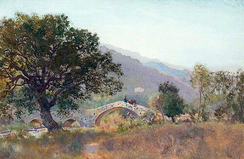 Ponte Longo, Andora, Italy, 1899, Richard Whateley West
