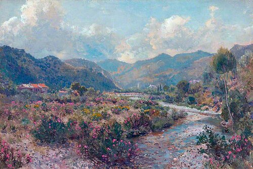 The Valley of Andora, Italy, 1903, Richard Whateley West