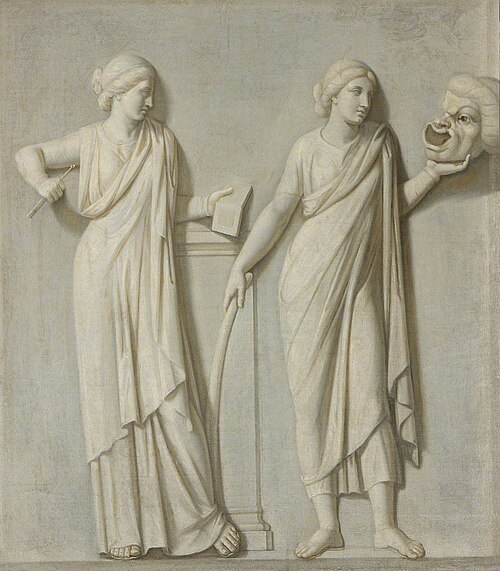 The Muses: Clio and Thalia, 1794, Robert Fagan