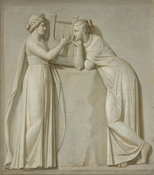 The Muses: Terpsichore and Polyhymnia, 1794, Robert Fagan