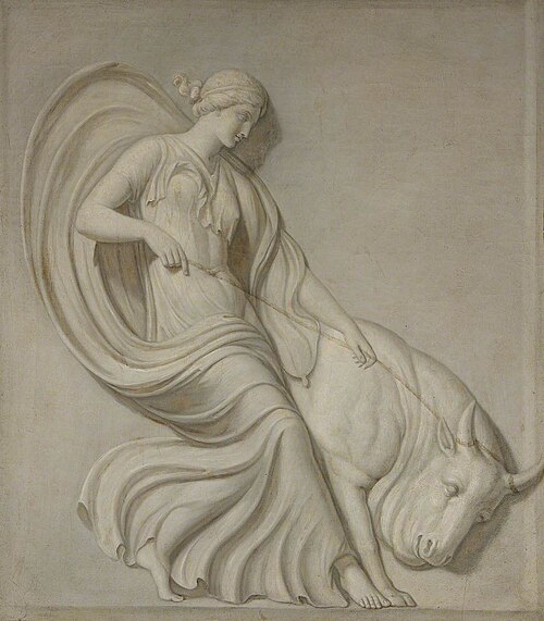 Possibly, Pasiphae and the Bull, 1794, Robert Fagan