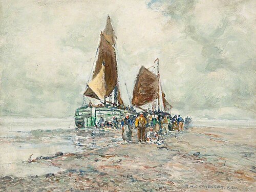 A Dutch Beach Scene, , Robert McGown Coventry