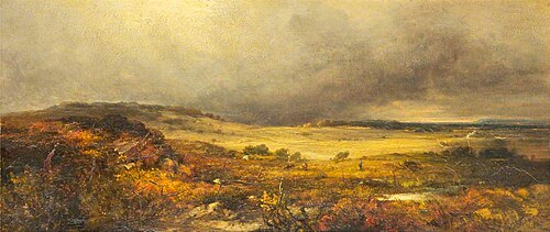 Cheshire Landscape, View from Bidston Hill, 1852, Robert Tonge
