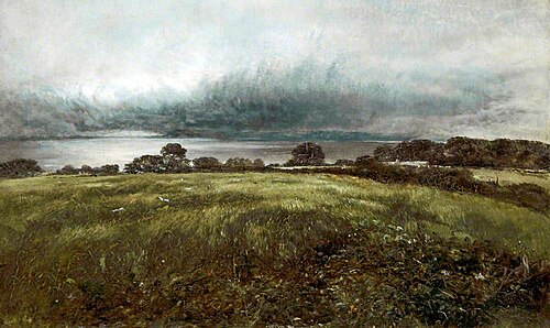 Wind on Green Corn, near Eastham, Wirral, , Robert Tonge
