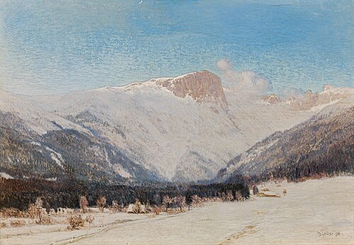 Hochschwab in winter, 1921, Thomas Leitner