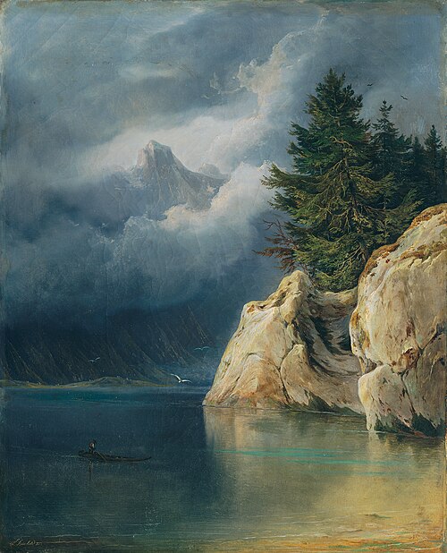 Gebirgssee, 1846, Wilhelm Steinfeld