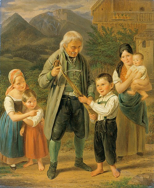Archery Lessons, 1833, Franz Bernhardt