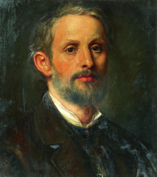 Selbstbildnis, , Friedrich Staudinger