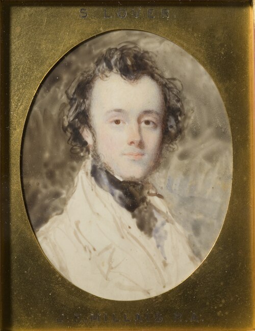 Sir John Everett Millais, artist, 1850, Samuel Lover