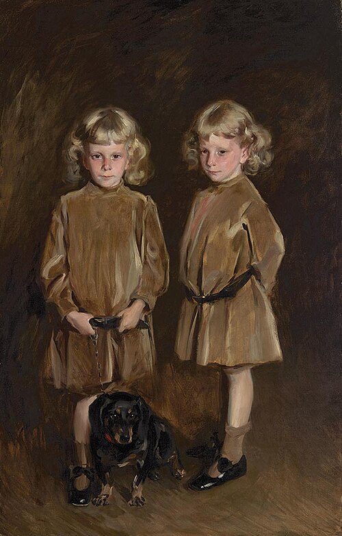 The Twins, 1907, Irving Ramsey Wiles