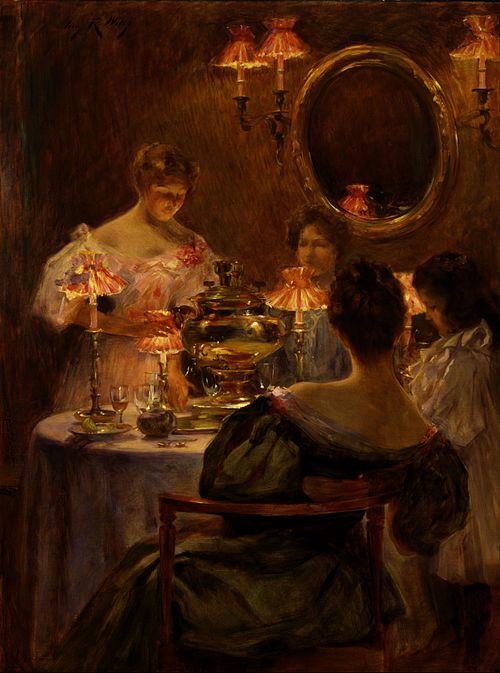 Russian Tea, 1896, Irving Ramsey Wiles