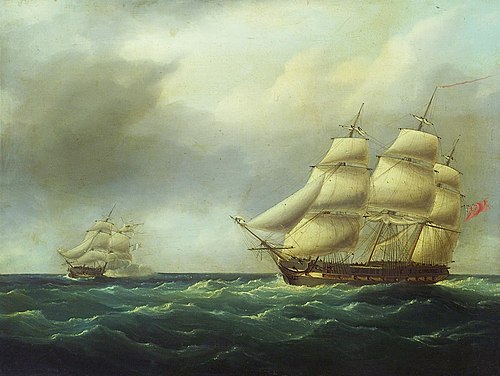 Hydra and Furet, 1832, George Hyde Chambers
