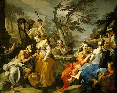 Rebecca at the Well, , Sebastiano Galeotti