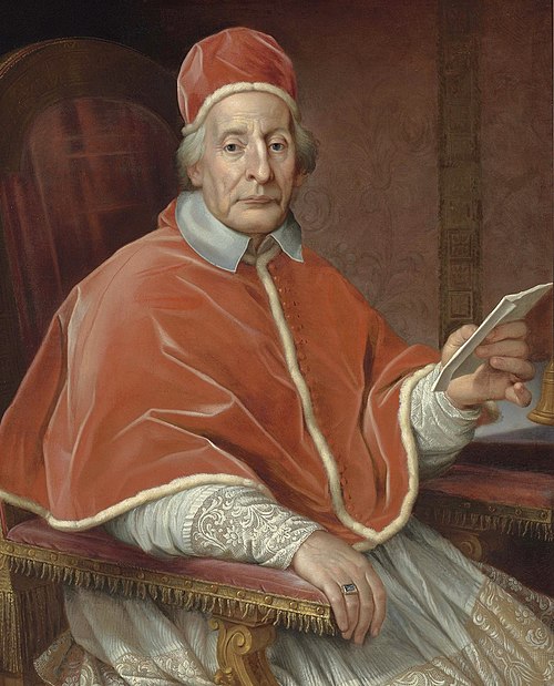 Portrait of Pope Clement XII, seated, 1750, Agostino Masucci