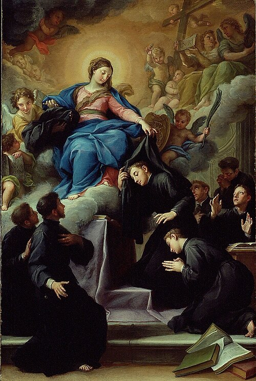 The Madonna with the Seven Founders of the Servite Order, 1728, Agostino Masucci