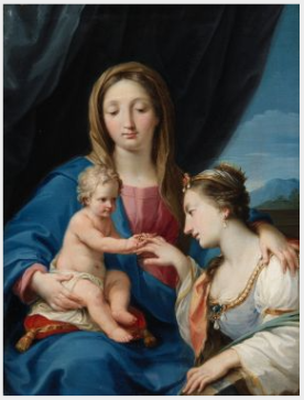 Mystic Marriage of Saint Catherine, , Agostino Masucci