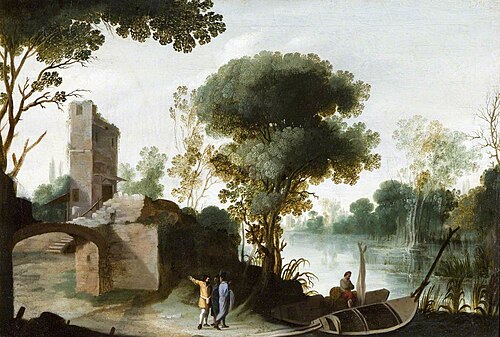 Landscape with Figures, , Agostino Tassi